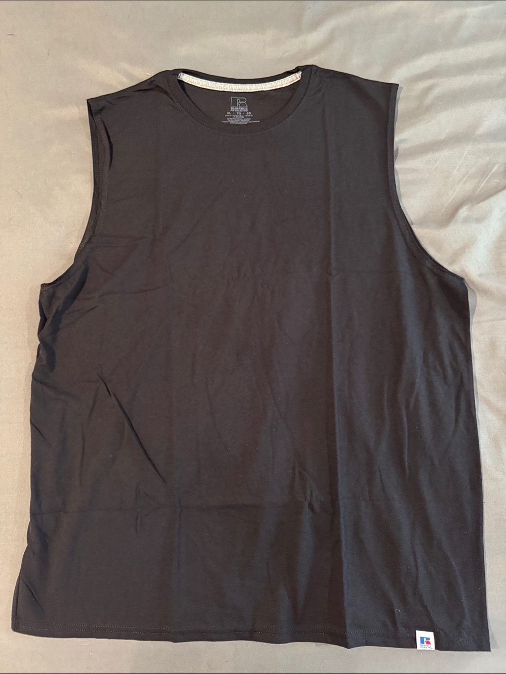 Russell Athletic Men's Black Sleeveless Tank Top
